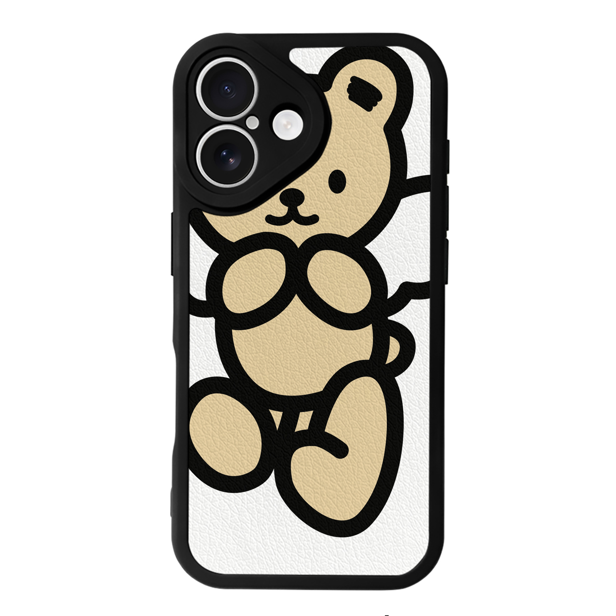 （画像用） Hello Kitty ハローキティ 【iPhone 16シリーズ対応】シリコンスマホケース（レザー調） 材質：シリコン